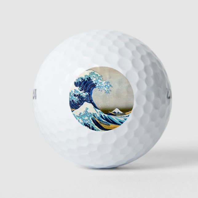 Great Wave Off Kanagawa Golfball (Vorderseite)