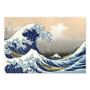 Great Wave Off Kanagawa   Hokusai   Fotodruck