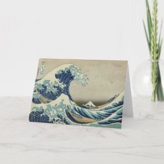 Great Wave off Kanagawa - Hokusai Karte