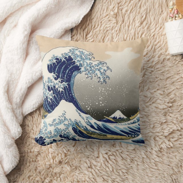 Great Wave Off Kanagawa | Hokusai | Kissen (Decke)
