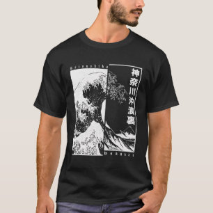 Great Wave Off Kanagawa Japanisch Ästhetik Hokusai T-Shirt
