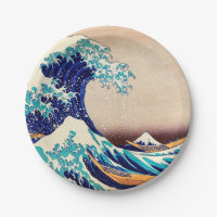 Great Wave Off Kanagawa Japanisch Vintage Kunst