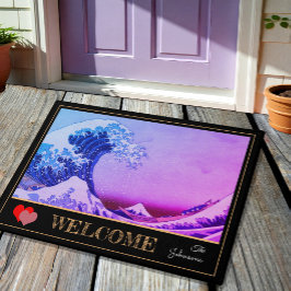 Great Wave Off Kanagawa & japanische Kunst /Japan  Fußmatte