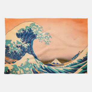 Great Wave Off Kanagawa & japanische Kunst /Japan Geschirrtuch