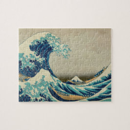 Great Wave Off Kanagawa & japanische Kunst /Japan Puzzle
