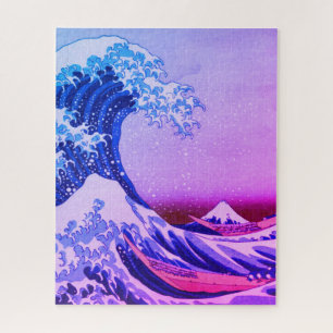 Great Wave Off Kanagawa & japanische Kunst /Japan Puzzle