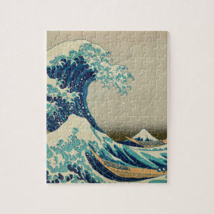 Great Wave Off Kanagawa & japanische Kunst /Japan Puzzle