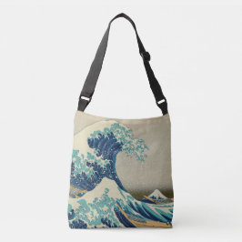Great Wave Off Kanagawa & japanische Kunst /Japan Tragetaschen Mit Langen Trägern