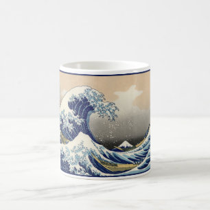 Great Wave Off Kanagawa & Mount Fuji Japan Sea Kaffeetasse