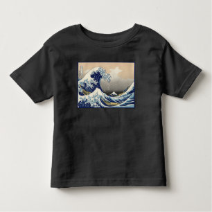 Great Wave Off Kanagawa & Mount Fuji Japan Sea Kleinkind T-shirt