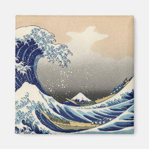 Great Wave Off Kanagawa & Mount Fuji Japan Sea Magnet