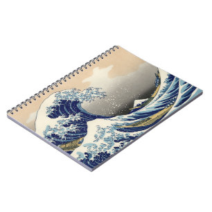 Great Wave Off Kanagawa & Mount Fuji Japan Sea Notizblock