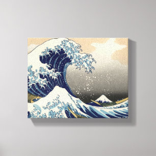 Great Wave Off Kanagawa Orientale Kunstkunst Leinwanddruck