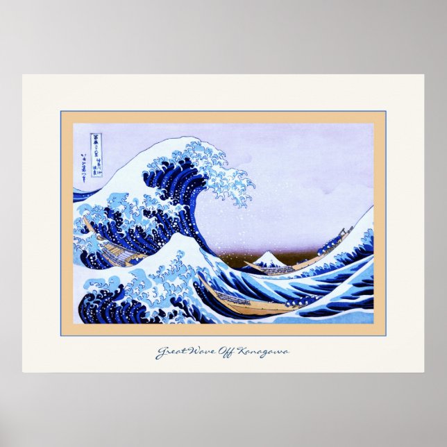Great Wave Off Kanagawa Poster (Vorne)