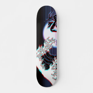 Great Wave off Kanagawa Vaporwave Skateboard