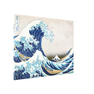 Great Wave Off Kanagawa Vintage japanische Fine Leinwanddruck