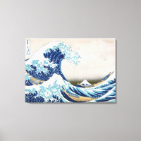 Great Wave Off Kanagawa Vintage japanische Fine