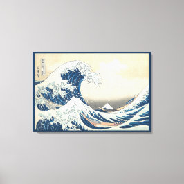 Great Wave off Kanagawa von Hokusai circa 1831 Can Leinwanddruck