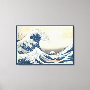 Great Wave off Kanagawa von Hokusai circa 1831 Can Leinwanddruck