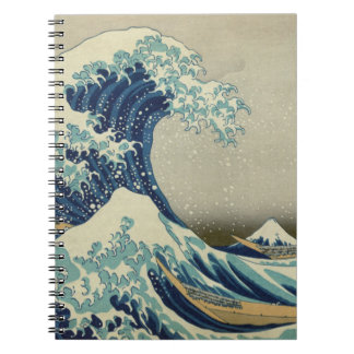 "Great Wave off Kanagawa" von Hokusai Notizblock