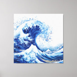 Great Wave Off Kanagawa Wandkunst Leinwanddruck