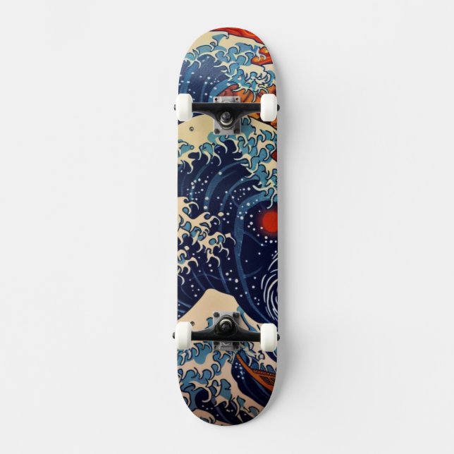 Great Wave Off Santa Cruz Skateboard (Vorderseite)