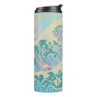 Great Wave Pastel Thermal Tumbler Thermosbecher