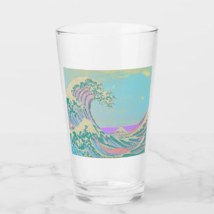Great Wave Pastel Trinkglas Glas