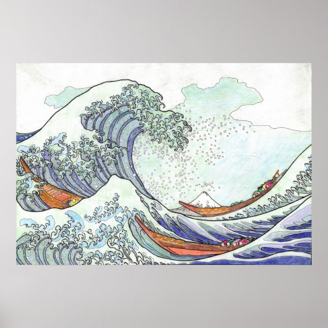 Great Wave Poster (Vorne)