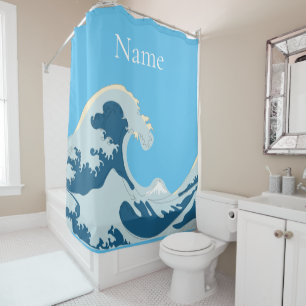 Great Wave Thunder_Cove Duschvorhang
