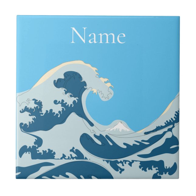 Great Wave Thunder_Cove Fliese (Vorderseite)