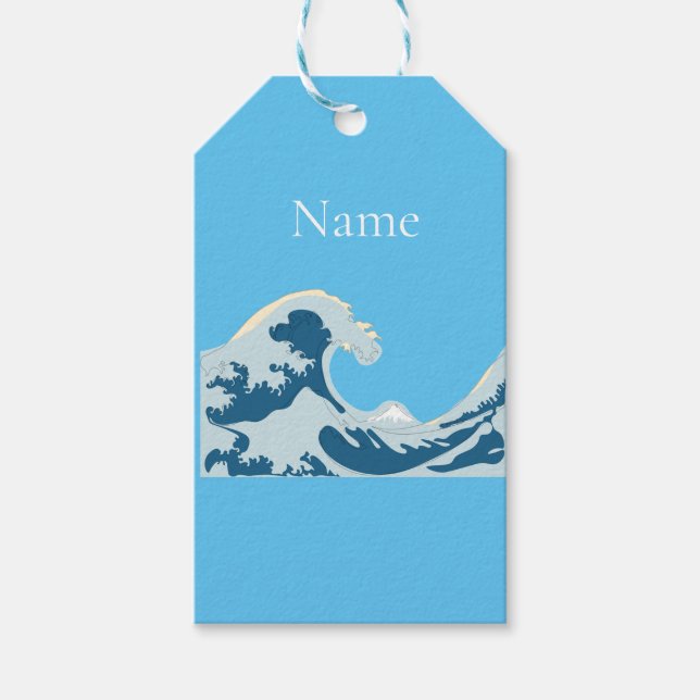 Great Wave Thunder_Cove Geschenkanhänger (Vorderseite)