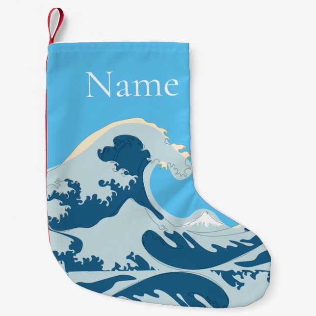 Great Wave Thunder_Cove Kleiner Weihnachtsstrumpf (Vorderseite)