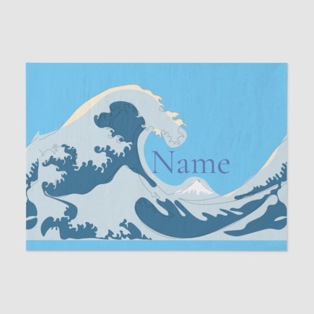 Great Wave Thunder_Cove Seidenpapier (Vorderseite)