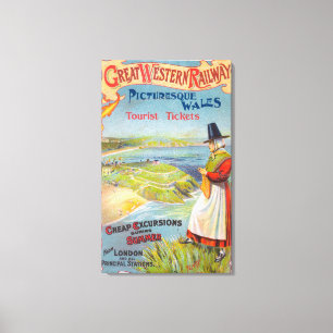 Great Western Railray Promo bereist nach Wales Leinwanddruck