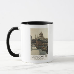 Great Western Railway St. Paul's Travel Poster Tasse