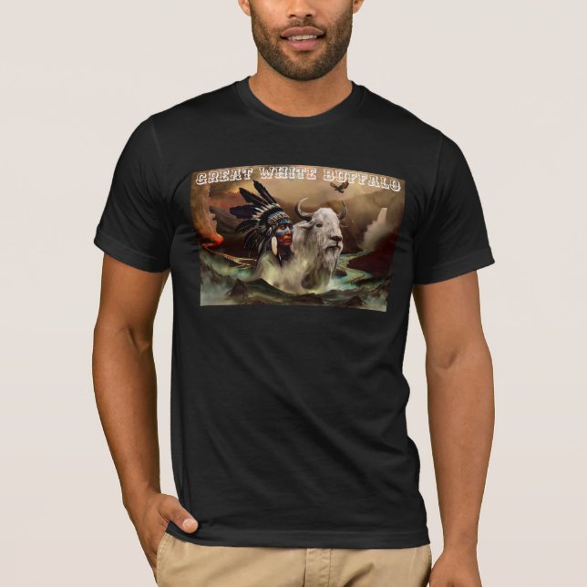 Great White Buffalo T-Shirt (Vorderseite)