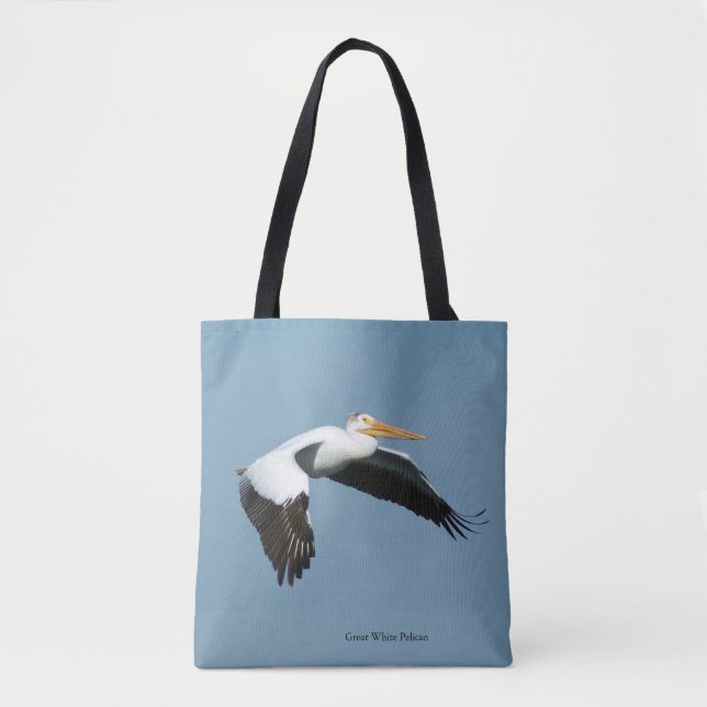 Great White Pelican Überall (Vorderseite)
