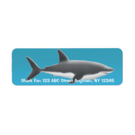 Great White Shark Label