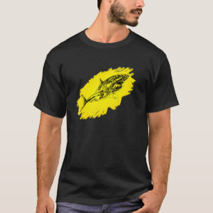 Great White Shark Motif Haie T-Shirt