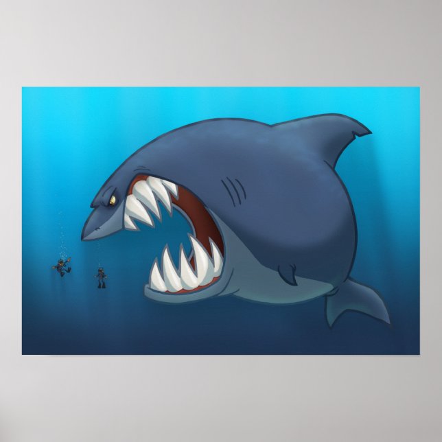 Great White Shark Poster (Vorne)