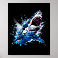 Great White Shark Scuby Diving Fishing Hai Lover