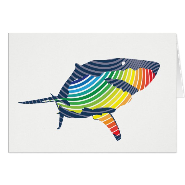 Great White Shark Swoosh (Vorderseite (Horizontal))