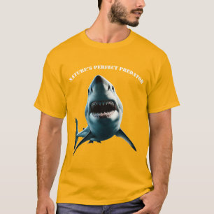 Great White Shark Underwater mit Open Mouth URM T-Shirt