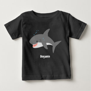 Great white shire Happy Cartoon Illustration Baby T-shirt