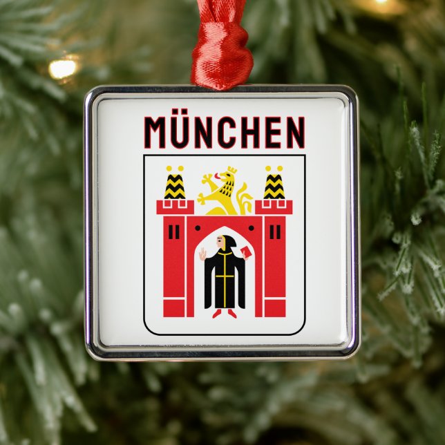 Greater coat of arms of Munich Ornament Aus Metall (Baum)