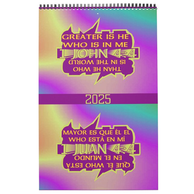 Greater is He© - Esp & Eng Calendar Kalender (Titelbild)