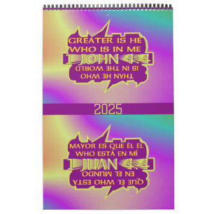 Greater is He© - Esp & Eng Calendar Kalender