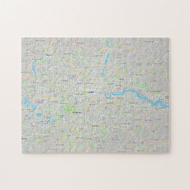 Greater London Puzzle (Horizontal)