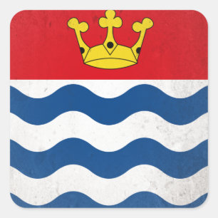 Greater London Quadratischer Aufkleber